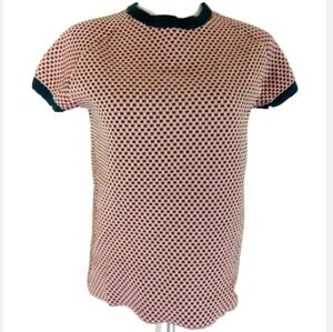 COS Geometric Textured Knit Top